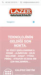 Mobile Screenshot of lazermakina.com.tr